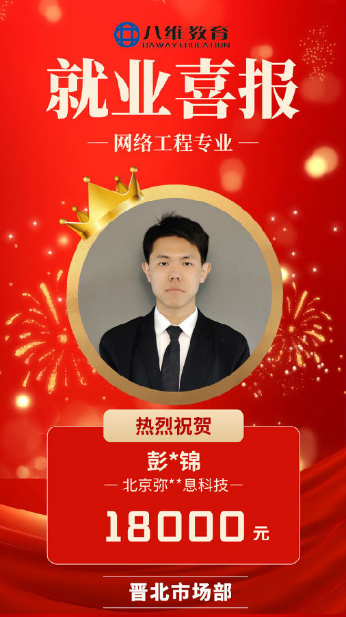 八維職業(yè)學(xué)校網(wǎng)絡(luò)工程專業(yè)最新喜報(bào)來襲