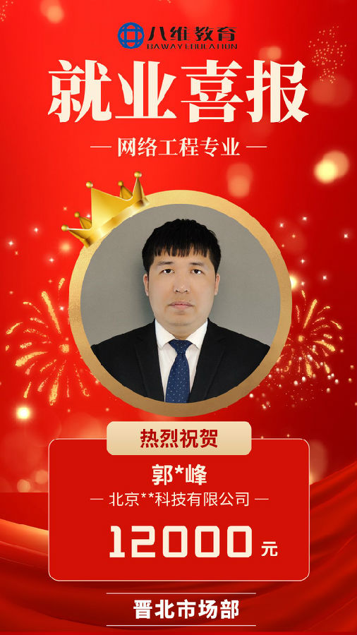 八維職業(yè)學(xué)校網(wǎng)絡(luò)工程專業(yè)最新喜報(bào)來襲
